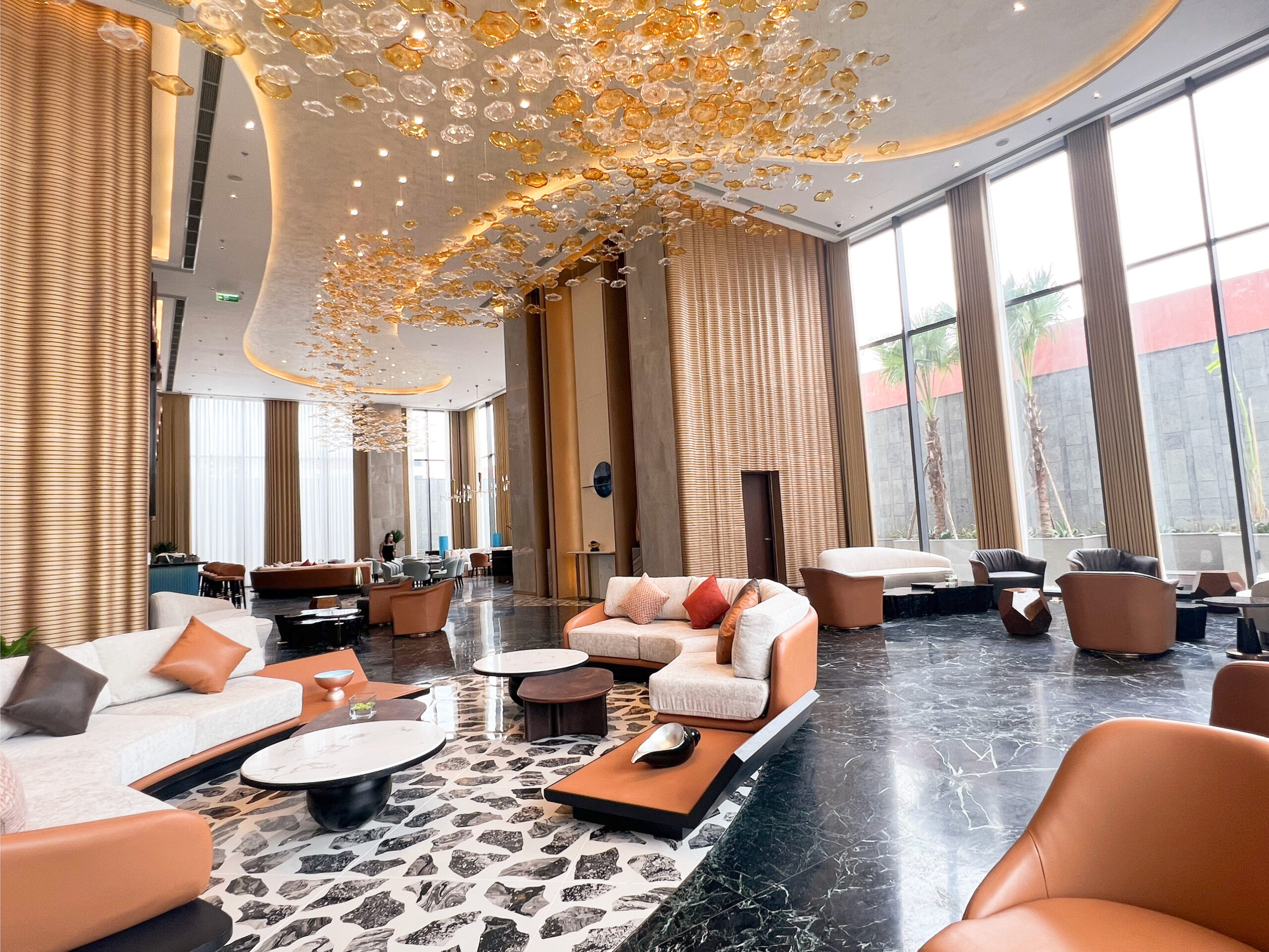 Sảnh lễ tân đón khách