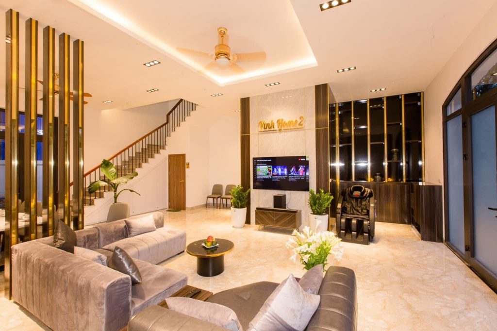 Phòng khách khu biệt thự