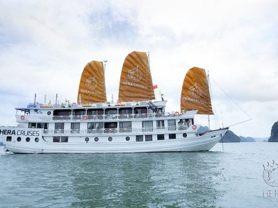 Du thuyền ngủ đêm Hera Grand tiêu chuẩn 4 sao